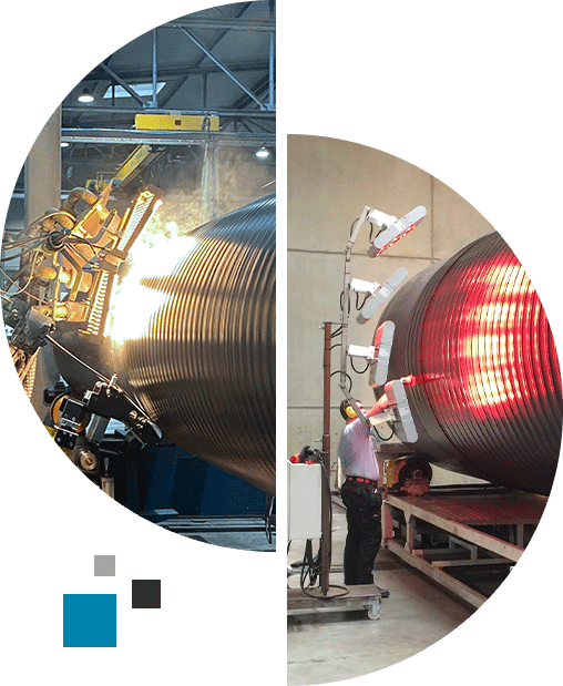 Atelier de fabrication EELIX – extrusion-enroulement